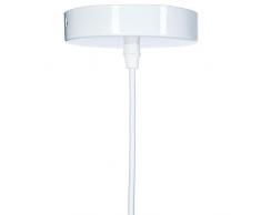 Grande suspension lustre en ROTIN - Diamètre 45 cm - Coloris : BOIS Naturel