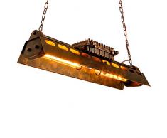 KJLARS Rétro Lustres Industriel Ancien Plafonnier Et lustre Avec Le fer lumière