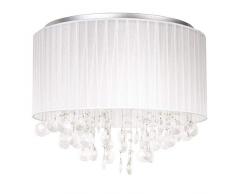 [lux.pro] plafonnier Triton Crystal lampe de salle de séjour (4 x G9 socle) LED rond plafonnier Ø 43 cm cristal salle de séjour