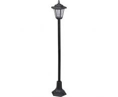 Unbekannt Lampe de Jardin Qui Fonctionne à lénergie Solaire, lampadaire LED extérieur, pour laccès pour véhicules, entrée de la Maison, Noir