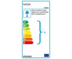 QAZQA Moderne / Rustique / Set de 2 Applique Murales Baleno I Gris Aluminium Cube / Carré / Rectangulaire / Compatible pour LED GU10 Max. 2 x 35 Watt / Extérieur / Salle de bain / Jardin / Luminaire /