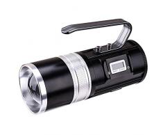 Lumière De Pêche De Nuit 200W Quatre Source De Lumière avec Appât Léger Mise Au Point De Rotation Projecteur Lumière Dextérieure A