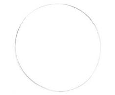 Cercle métal abat jour- Vernis blanc - ø 30 cm - Rayher