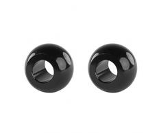 Lot de 2 boules de guidon, Kat 3-2, Heavy Duty - Noir galvanisé - Profil de capture - Attelage rapide - Crochet de suspension - Boule de suspension - Kat 3-2 - Pour bras inférieur