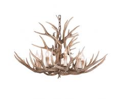 Country américain salon restaurant bar art rétro bar méditerranéen personnalité créatif lustre en bois, 9