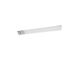LEDVANCE CABINET CORNER Réglette | Réglette LED sous Meuble | Gris | Dimmable avec détecteur infrarouge | 50cm | 7,5 Watts - 480 Lumens | Blanc Chaud 3000K | Etanche IP20