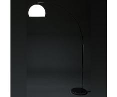 Lampe liseuse sobre et élégante - lampadaire avec abat-jour en forme de boule