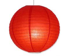 Matissa 40,6 cm (40 cm) Lot de 3 lanternes en Papier Décoration de fête de Mariage Craft Abat-Jour (Rouge)
