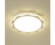 Lampe de plafond Plafonniers Personnalité Fleur en forme de fer Lampe Plafonnier Corps, Abat-jour acrylique circulaire Abat-jour Lampe de plafond Chambre, Moderne Minimaliste Balcon Corridor LED Plafo