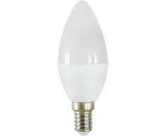 Ampoule LED Bougie 8 W E14 dy-c37 Mat 200 ° - 640LM - Blanc chaud (3000 K) - Ne Scintille pas Driver IC