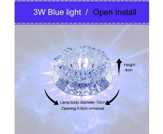 Spots muraux Spot Plafonnier spots de plafond Downlight Crystal Bedroom Living Room Ceiling Light Recessed Spotligh Led 3W Ceiling Light Fixture Lighting Chandelier Spot Ceiling +Light-14
