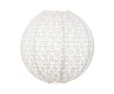 Atmosphera - Lanterne Japonaise Dentelle Coton D 40 cm
