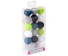 Promobo - Guirlande Boule Lumineuse 15 LED Déco Scandinave Diamètre 3,5cm So Fresh