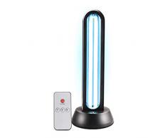 Balain La Stérilisation Lampe UV 38W Uvc Anti-bactérienne Taux 99% Mobile Portable Désinfecter Lumière Ultraviolette Germicide Lampe Désinfection 360 ° Non Angle Mort