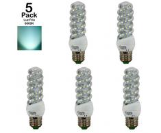 Ampoule LED Mini spirale E27 13 W (5 Pack) 6000 k
