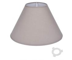 Paris Prix - Abat-jour Coniquecherpa 30cm Taupe