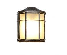 Applique extérieure classique - Forme de lanterne - Lanterne murale dextérieur Applique extérieure ancienne de style rustique