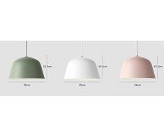W de brillight Suspension Lampe suspension Métal Macarons Barbie Belle Fille romantique Leuchten industrielle Deco Lampe éclairage 3 ampoules lustre Suspension réglable en hauteur pour salon Restaurants Cave Bars antichambres
