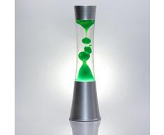 élégante Lava lampe Sandro avec vert Magma pour un atmosphère conviviale Lumière 39cm Élevé, Lampe à lave fürs Salon ou Chambre à coucher