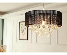 Saint Mossi Moderne K9 Crystal Raindrop Chandelier Éclairage Plafonnier LED Plafonnier Luminaire Suspension Pour Salle À Manger Salle De Bains Chambre À coucher Salon Largeur 43 x Hauteur 27 cm