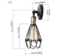 Métal Plafonniers Retro Lustres Applique Murale Luminaire Vintage Murale Applique Réglable Suspensions Luminaires Plafonnier Suspension Luminaire Eclairage Edison Culot E27 Chambre Applique