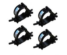 Heavy Duty 5,1 cm O Stage Light Crochet de fixation/tête mobile de la lumière par spot Truss kit/finition en alliage d'aluminium/enveloppant Pince 4 pièces