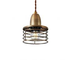 KANKOO Lustres Lampe Industrielle Plafonnier Nuances De Lumière Pendentif pour Plafonds LED Pendentif Lumière Plafonniers Suspendus pour Le Salon Bronze