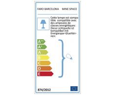 FARO Phare 28375 – 2L – Mine Suspension 2 lumières Blanc