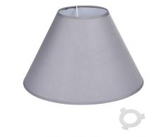 Paris Prix - Abat-jour Coniquecherpa 25cm Gris