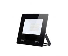 Projecteur projecteur LED lumière dextérieure Lampe de jardin Imperméable extérieur Projecteur (Color : Positive white light, Size : 100w)