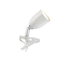Brilliant AG G24801A05 Spot pince, MÃ©tal, GU10, 3 W, Blanc