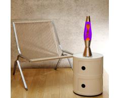 Mathmos Astrobaby Lampe à Lave - Violette/Orange