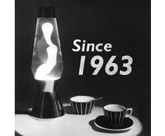 Mathmos Astro Héritage Lampe à Lave Noire - Bleu/Bleu
