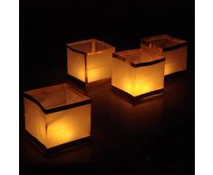 Takoy 10pcs Lanterne flottante en forme de cube