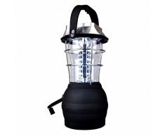 SODIAL Lanterne Solaire 5 Modes de Dynamo a Manivelle Lanterne de Camping Rechargeable a 36 LED Lumiere durgence, Lanterne a DEL ultra-brillante - Equipement de Camping pour la Randonnee