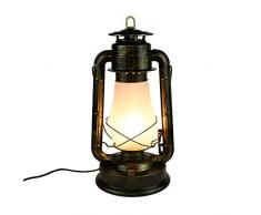 cru chevet chambre rétro étude de la lampe kérosène lanterne chinoise antique salon lampe de table classique E27