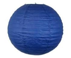 Lot de 3 Lanterne en papier Abat-jour de fête danniversaire Baby Shower Décoration de Célébration de mariage 10,2 cm (10 cm) -16 (40 cm), bleu marine, 4 (10cm)