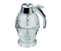 Westmark 65132260 Doseur Ã Miel Deluxe, Verre, Argent, 15 cm