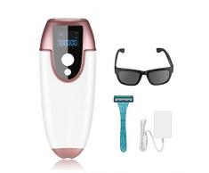 Openuye Epilateur à Lumière Pulsée, Poshions IPL Appareil dÉpilation Professionnel avec LCD 600000 Pulsations pour le Corp, le Visage, les aisselles à Domicile ou en Voyage