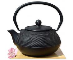 Théière en fonte style japonais Noir 0,6 l
