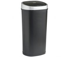 VonHaus Poubelle Automatique avec Détecteur de Mouvement – 50L – Acier Inoxydable - 37 x 30 x 73 cm