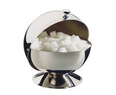 APS 33 Sucrier Boule Inox 13, 5cm Acier Inoxydable, Argent, 9 x 12 x 16 cm