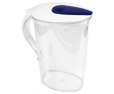 Pichet à eau en plastique transparent Capacité 2,1 l