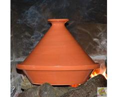 Tajine en terre cuite traditionnel - D 23 cm