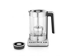 WMF 413160011 04.1316.0011 Bouilloire électrique 2 en 1, 3000 W, 1.7 liters, Noir, Acier Inoxydable, Transparent