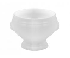 H&H 2leoni Soupière, 350 ML, Porcelaine, Blanc, 12 x 12 x 9 cm
