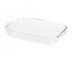 Kitchen Craft 35 x 22 cm-Plat à rôtir-Rectangulaire-Verre Borosilicate