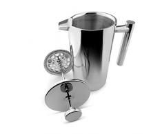 Théières à Piston - Presse Française Cafetière à Piston - Théière en Acier Inoxydable Cafetière - 1000ml 34 oz 8 Tasses by XENBORG