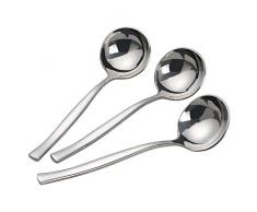 Vareone Petite Louche Cuillère à Soupe en Acier Inoxydable, 6 Pièces