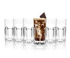 RCR Crystal Provena Lot de 6 Verres Ã Long Drink 37Â cl